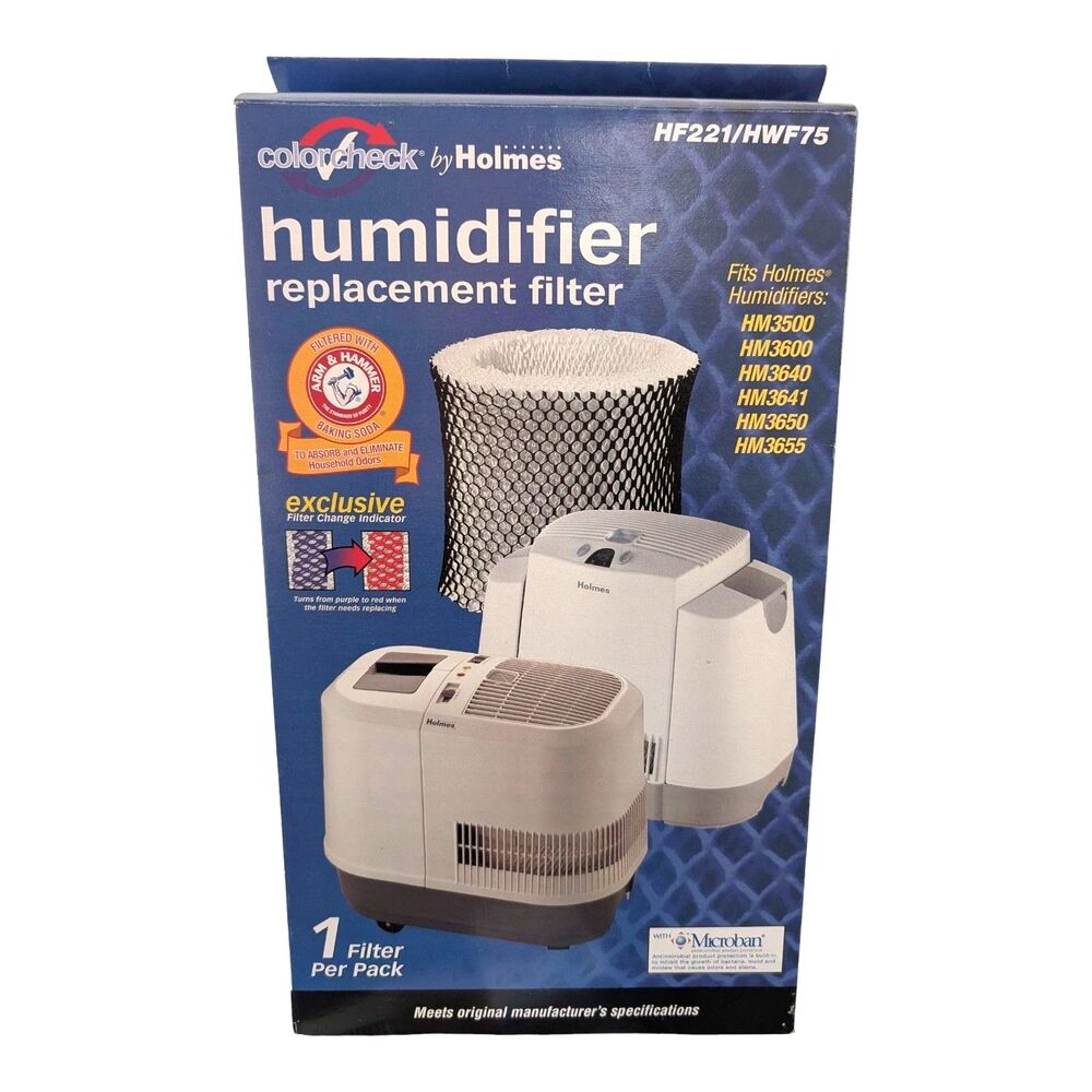Holmes Humidifier Replacement Filter Colorcheck HF221 HWF75 3500 3600Series NEW